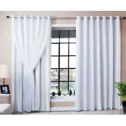 Cortina Blackout com Voil 4,00 x 2,30 Gelo - 6