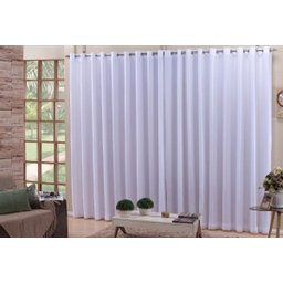 Cortina Blackout com Voil 4,00 x 2,30 Gelo - 5