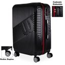 Ver imagem 2 de Mala de Bordo Pequena para Viagem em ABS Wilson Wimbledon, Cadeado Embutido, Rodas Duplas Preta