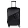 Mala de Bordo Pequena para Viagem em ABS Wilson Wimbledon, Cadeado Embutido, Rodas Duplas Preta - 1