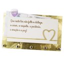 Ver imagem 1 de Porta Chaves e Cartas Oração Lar Ouro Organizador Luxo