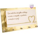 Ver imagem 2 de Porta Chaves e Cartas Oração Lar Ouro Organizador Luxo
