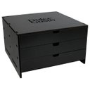 Ver imagem 2 de Porta Capsula Café Dolce Gusto Preto 48 Capsula Reforçado 3 gavetas