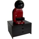 Ver imagem 1 de Porta Capsula Café Dolce Gusto Preto 48 Capsula Reforçado 3 gavetas