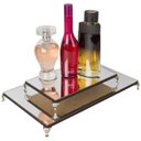 Ver imagem 1 de Kit bandeja espelhada com pés metalicos decoração