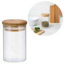 Ver imagem 1 de Pote Hermético Porta Temperos Vidro Borosilicato e Tampa Bambu 110ml - Tuut