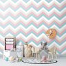 Papel de parede - Chevron Tons Pasteis - 1