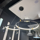 Ver imagem 2 de Lustre Pendente Led Moderno Gold 54w