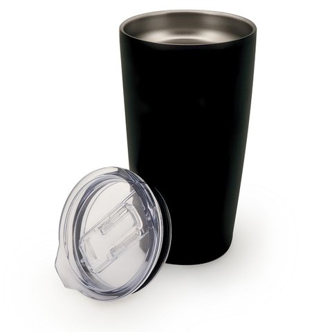 Copo Termico de Cerveja Inox Black com Tampa 590ml Mimo Style Aj20036 7137