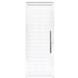 Porta Lambril com Puxador Inox 210 X 80 Esquerda - Alfa Esquadrias