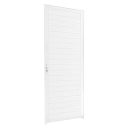 Porta Lambril Branca de Abrir C/maçaneta 210 X 70 Direita - 3