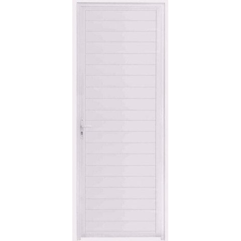 Porta Lambril Branca de Abrir C/maçaneta 210 X 70 Direita
