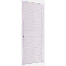 Porta Lambril Branca de Abrir C/maçaneta 210 X 70 Direita - 2