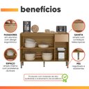 Ver imagem 6 de Balcão de Cozinha 1,20m 3 Portas 1 Gaveta Surya