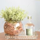 Ver imagem 3 de Arranjo de Folhagem Artificial no Vaso de Vidro Pequeno|Linha Permanente Formosinha