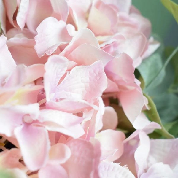Flores artificiais Arranjo de Hortênsias Rosas no Vaso Espelhado |Linha permanente Formosinha - 2