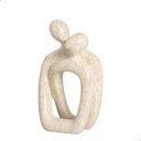 Ver imagem 1 de Escultura de Cerâmica Amore para Decoração de Sala Bege Petra