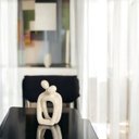 Ver imagem 2 de Escultura de Cerâmica Amore para Decoração de Sala Bege Petra