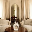 Ver imagem 4 de Escultura de Cerâmica Amore para Decoração de Sala Bege Petra