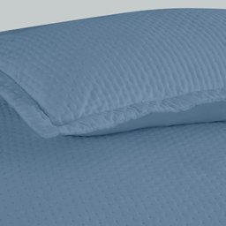 Kit Colcha Queen 3 Peças Cobreleito Bouti Habitat Flora 240x260cm Azul Claro - 4