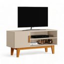 Ver imagem 2 de Rack com Prateleiras Denver Off White e Naturalle Carmolar
