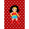 Kit Três Quadros Mulher Maravilha KID - 4