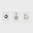 Ver imagem 1 de Kit Três Quadros I Love my PET (Cachorro)