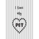 Ver imagem 3 de Kit Três Quadros I Love my PET (Gato)