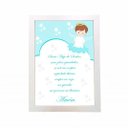 Ver imagem 1 de Quadro Santo Anjo Menino (Azul)