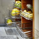 Ver imagem 2 de Gaveta Aramada 57x47x13cm Preta Deslizante Fruteira Inox Masutti Copat Cozinha