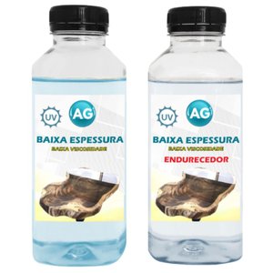 Resina Epoxi Baixa Espessura Baixa viscosidade AG Resinas ag Resina Baixa Espessura 500G