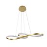 Lustre Pendente Moderno Led 36w Canopus Dourado 3000k 70cm Bivolt - 1