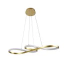 Ver imagem 1 de Lustre Pendente Moderno Led 36w Canopus Dourado 3000k 70cm Bivolt