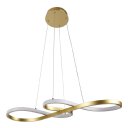 Ver imagem 2 de Lustre Pendente Moderno Led 36w Canopus Dourado 3000k 70cm Bivolt