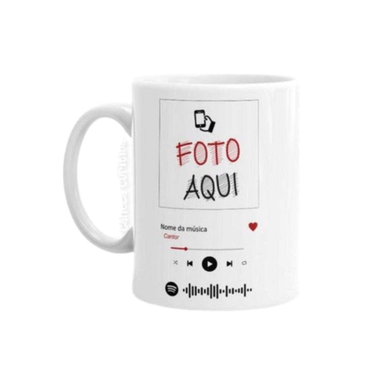 Kit 4 Caneca Xicara Porcelana Personalizada Presente Casamento Café - 3