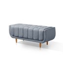 Ver imagem 2 de Recamier Alemanha 1,50M com Base Madeira Linho Sofatec