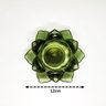 Porta Velas Castiçal Flor de Lotus Vidro Verde Luxo - Tuut - 4