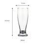 Kit 6 Copos de Vidro Tulipa Cervejas Long Chopp Drinks Bebidas Servir Cozinha Bar Água Sucos 240ml - 2