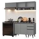 Ver imagem 3 de Armário de Cozinha Compacta 200cm Cinza Nice Madesa 13