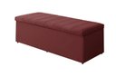 Ver imagem 1 de Calçadeira Baú Vitoria 100 cm Suede Vermelho