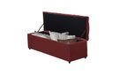 Ver imagem 3 de Calçadeira Baú Vitoria 100 cm Suede Vermelho