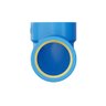 Kit 6 Joelho Cotovelo 90º Pvc Rosca Latão 32mmx3/4'' Azul - 3