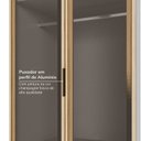 Ver imagem 4 de Guarda-Roupa Planejado 80cm com Portas Reflecta e Gaveteiro Jade CabeCasa MadeiraOriginals Cinza/Urbano