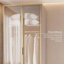 Ver imagem 5 de Guarda-Roupa Modular 80cm com Portas Reflecta e Gaveteiro Jade CabeCasa MadeiraOriginals