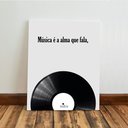 Ver imagem 5 de Kit 3 Quadro Decorativo Musica Clássica Retro Disco Moderno 28x20cm