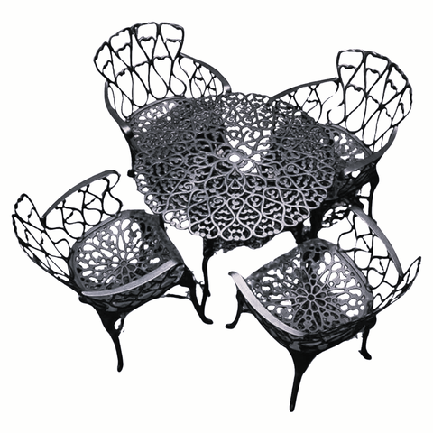 Moveis Aluminio Fundido Conjunto Viena para Jardim Piscina