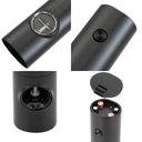 Ver imagem 7 de Kit 2 Moedor Elétrico Pimenta Sal Regulador de Moagem