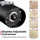 Ver imagem 6 de Kit 2 Moedor Elétrico Pimenta Sal Regulador de Moagem