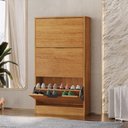 Ver imagem 6 de Sapateira Multiuso 3 Gavetas Basculantes 120x65 cm Aurora Cedro Rudk
