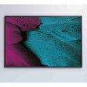Ver imagem 3 de Quadro Penas Coloridas 90x60 Cm Vidro Impresso